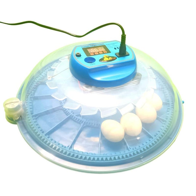HatchPro 18 Eggs Fully Automatic Egg Incubator for Egg Hatching (Blue,Multi Eggs Capacity) - Image 1
