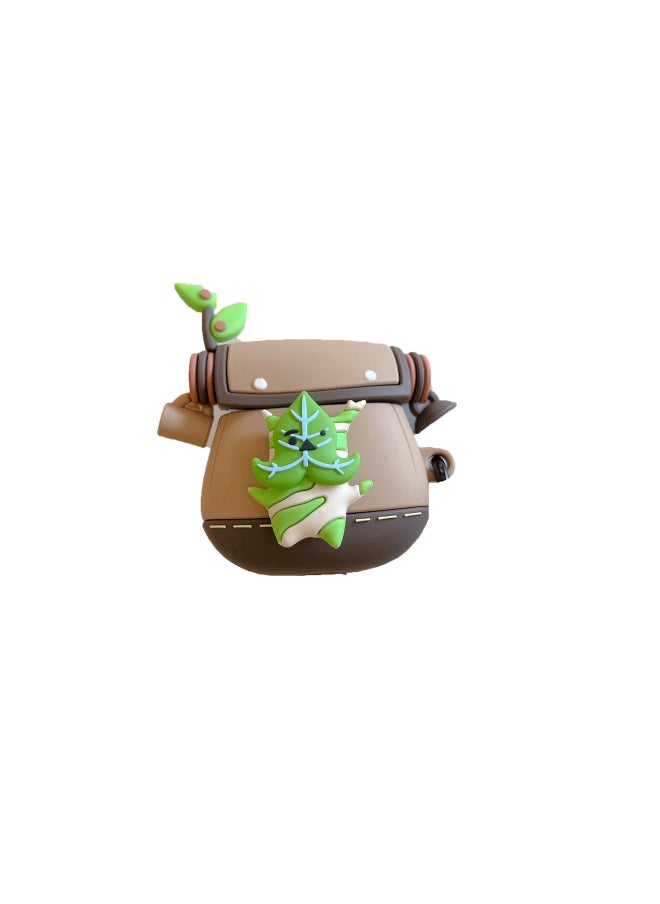 Suitable For Freeclip Bluetooth HeadSEt Protective Cover For Huawei4/5i/SE2/pro3 Cartoon Silicone Soft Shell Cute-Color:Silicone Version-backpack (with Hook)-Model:For HuaweiFreebuds Pro3 (pro4) Headphone Case