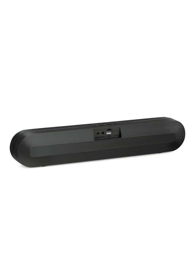 Kisonli Casonly LED-911 Stereo Bluetooth Speaker, 10W Connection Range up to 10 Meters, Bluetooth 5.0, 1200mAh Battery – 5 Hours of Playback – Supports AUX, TF Card, USB, and U Disk – Black  - Image 4