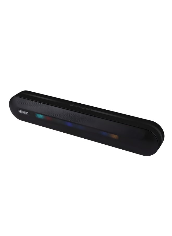 Kisonli Casonly LED-911 Stereo Bluetooth Speaker, 10W Connection Range up to 10 Meters, Bluetooth 5.0, 1200mAh Battery – 5 Hours of Playback – Supports AUX, TF Card, USB, and U Disk – Black  - Image 3