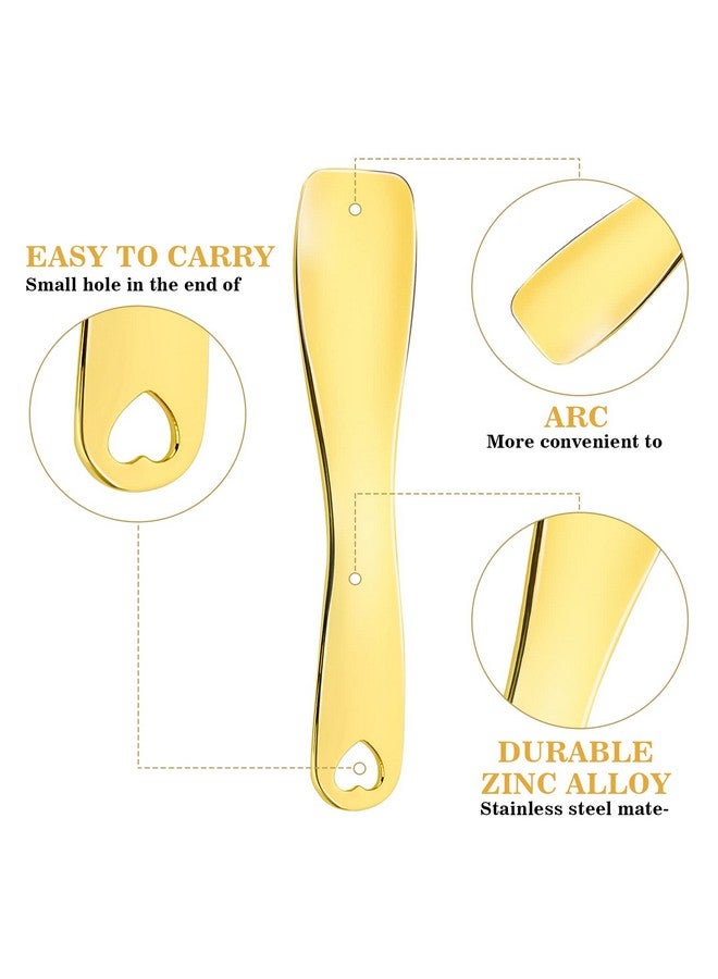 ولهيف 3 قطع من ملعقة مستحضرات التجميل المعدنية للعناية بالبشرة وملعقة عصا توزيع المكياج وملعقة صغيرة للعناية بالبشرة وكريم الوجه وقناع مغرفة أدوات مكياج للوجه يمكنك صنعها بنفسك ومزج القناع - Image 4