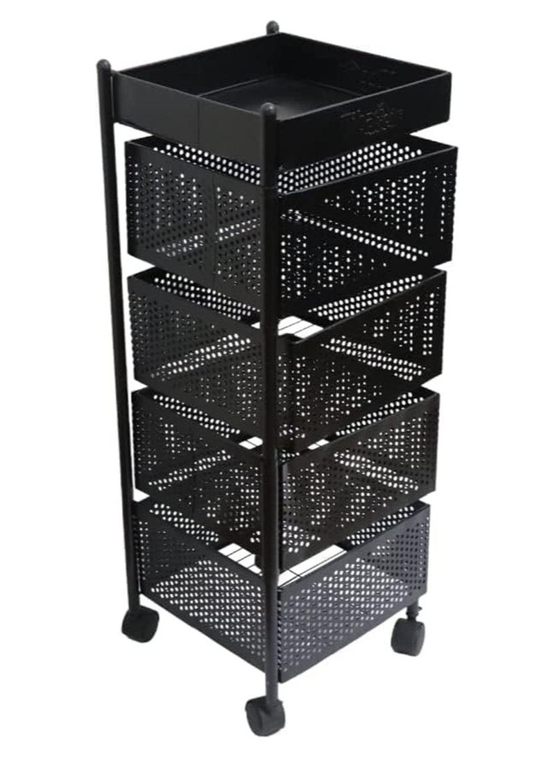 طيبة تربو معدن 4 دور مربع كبير الحجم ضد الصدأ 360 درجه دوران شكل جديد - Image 1