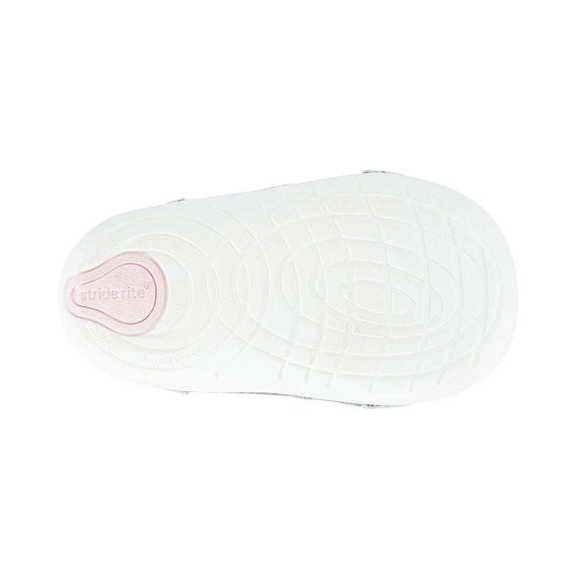 Stride Rite Unisex Child Soft Motion Kennedy Sneaker, Silver Multi, 5 Toddler US - Image 4