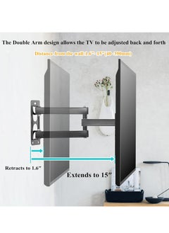 Generic TV Stand/Television Stand Cantilever Mount for LED LCD Plasma TV Monitors Easy to Install TV Wall Mount Standard Load-bearing 26-55 Inch TV’s Swivel and Bracket VESA 100x100mm to 400x400mm Stand Holds Up to 35kg  - Image 2