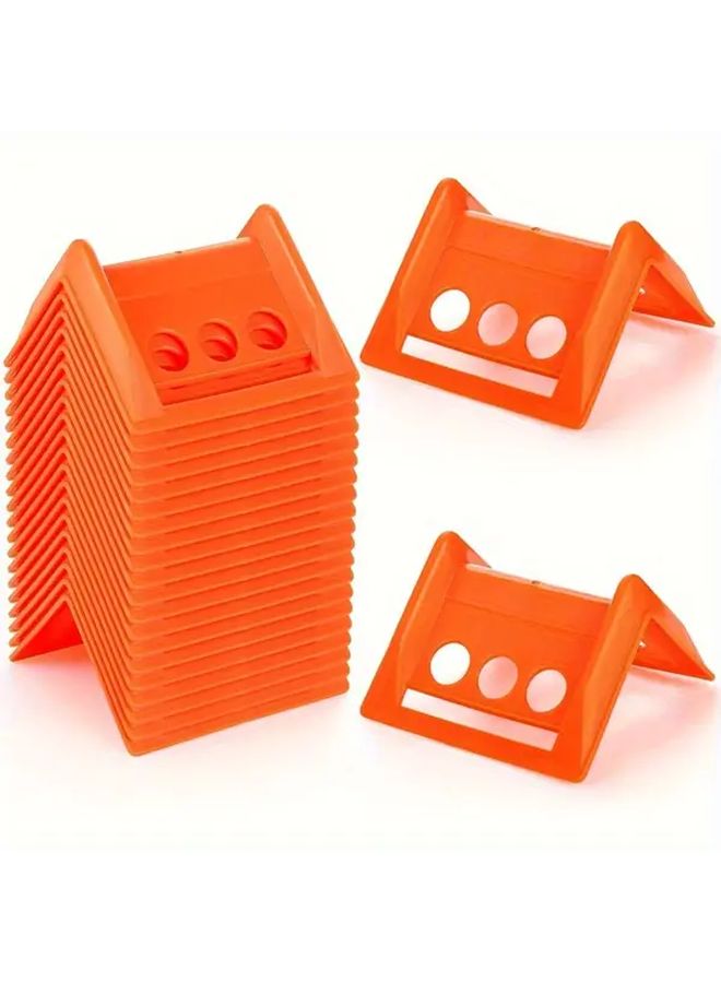 Variant 20 Pack Heavy Duty Orange Plastic Edge Protectors For Cargo Loads - Image 1