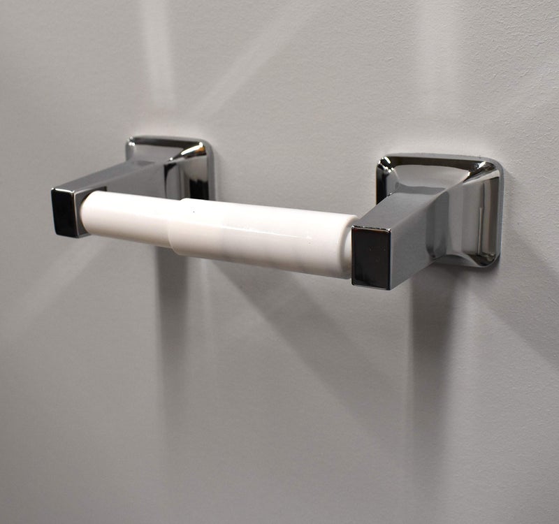Plumb Pak PP835-35 Universal Spring Loaded Toilet Paper Roller  White - Image 2