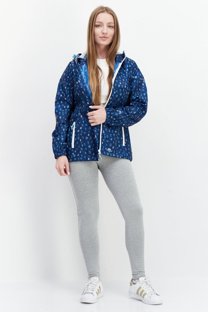 Trespass Women Allover Printed Windproof Jacket, Multicolor - Image 4