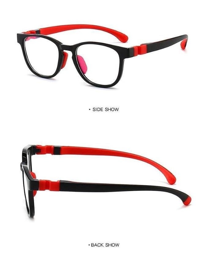 RATSAW Anti-Blue Light Blocking Glasses Kids Anti Glare Eyestrain UV TV Phone Children Silicone Safety Eyewear for Boys and Girls Age 3-12 - Image 5