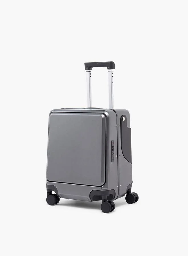 Solid Hardcase Trolley Bag With Retractable Handle