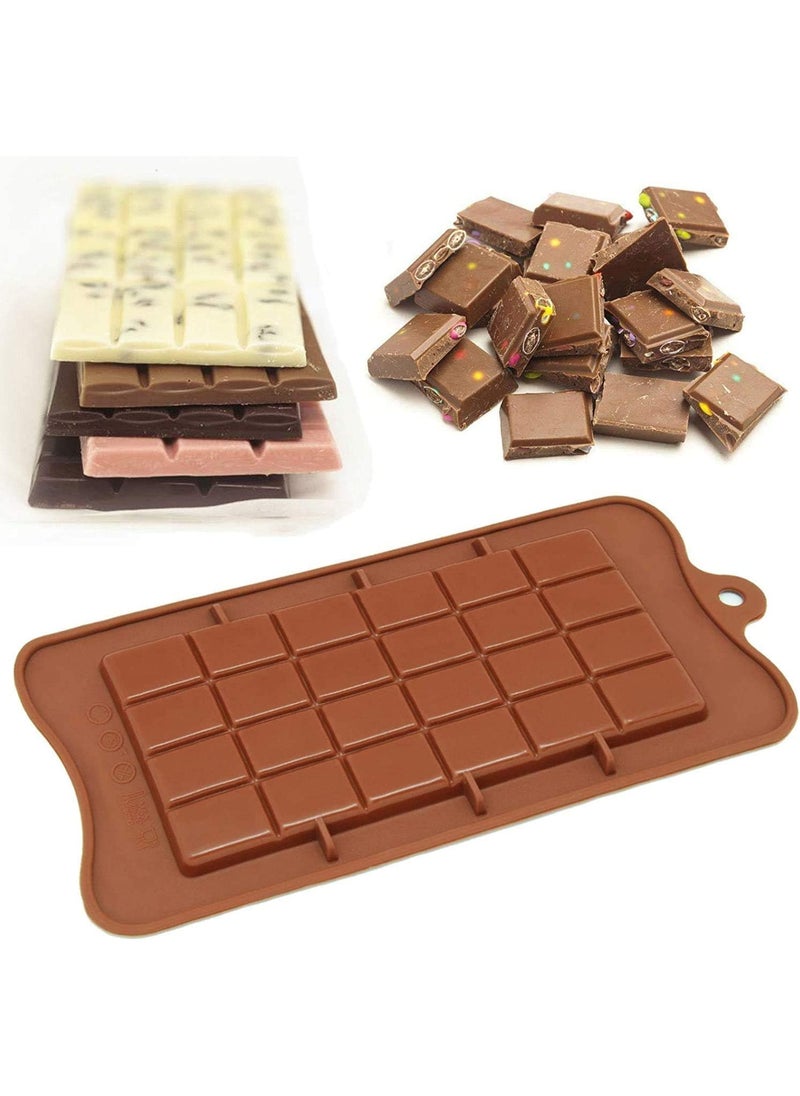 Generic - Mini Silicone Molds for Candy, Chocolate, Soap, Pudding, Non-stick Silicone Baking Molds, Ice Cube Tray for Freezer - Image 1