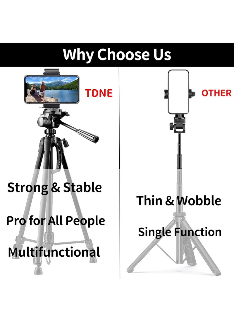 Arabest 360° Tripod For Mobile Phone Camera, 170 Cm Camera Stand With Carrying Bag, Wireless Remote Control And Mobile Phone Holder  - Image 5