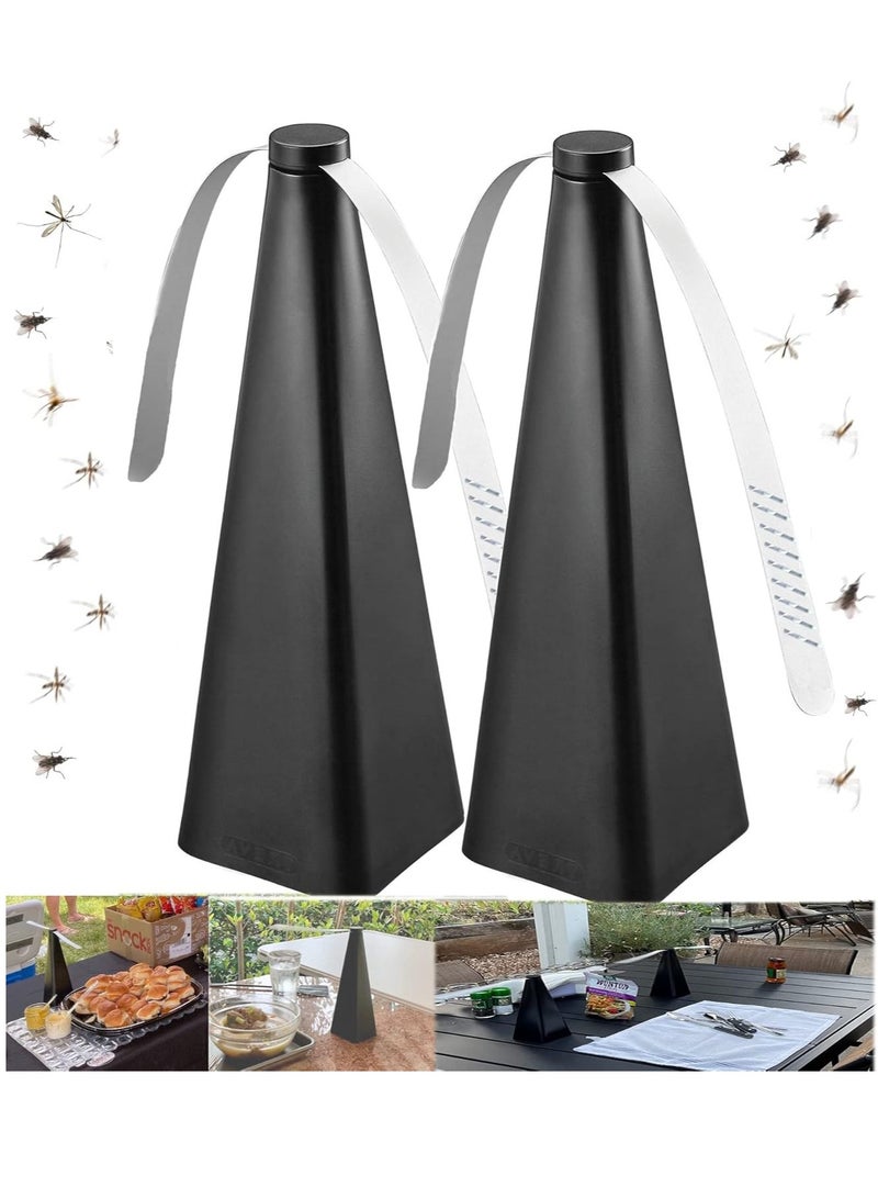 DIOTTI Eco-Friendly Fly Repellent Fan, Portable Mosquito and Insect Repellent for Outdoor Dining, Camping, and Restaurants (2 PCS) - Image 1