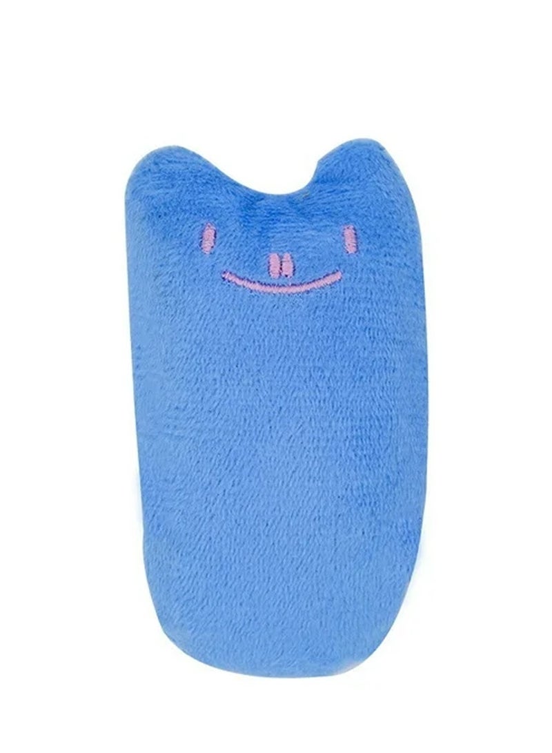 القط مضحك الوجه النعناع البري ألعاب من القطيفة للقطط - Image 1