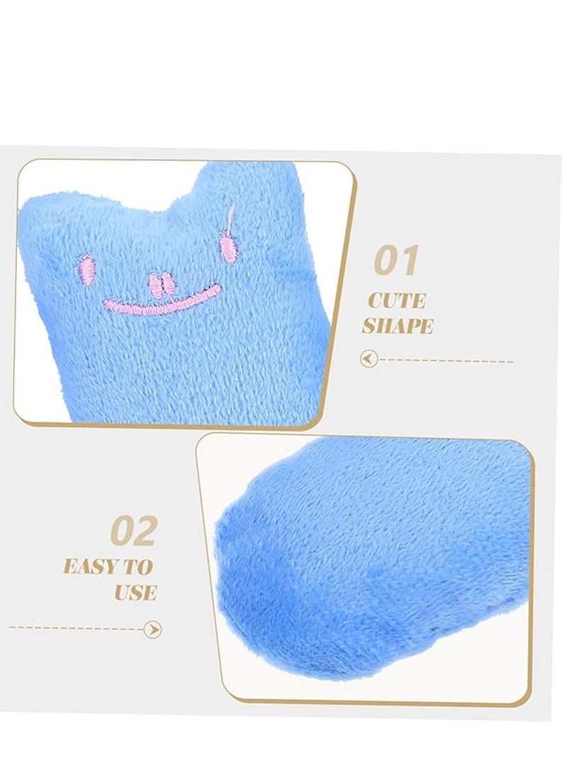 القط مضحك الوجه النعناع البري ألعاب من القطيفة للقطط - Image 3