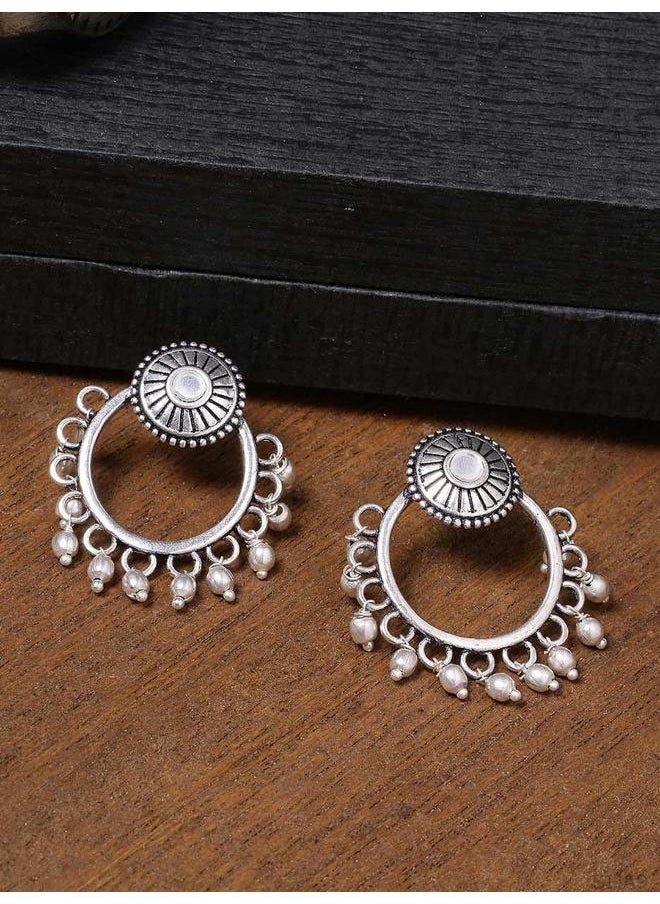 VOYLLA Work Essentials Ethnic Hoop Earrings  - Image 1