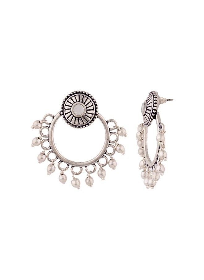 VOYLLA Work Essentials Ethnic Hoop Earrings  - Image 3