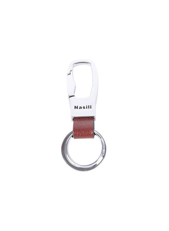 NIBEMINENT Metal Key Holder With Two Rings - Image 1