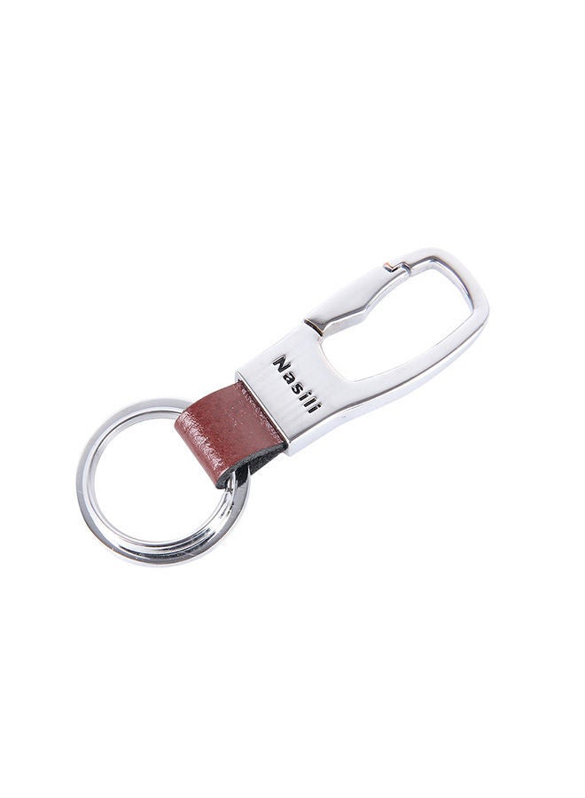 NIBEMINENT Metal Key Holder With Two Rings - Image 2