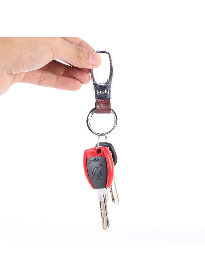 NIBEMINENT Metal Key Holder With Two Rings - Image 3