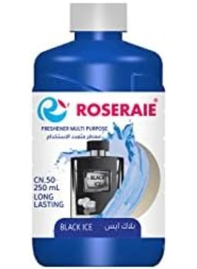 معطر متعدد الاستخدام من روزيرا، تركيز50 برائحة بلاك ايس - 250مل