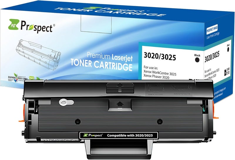 Prospect Toner Black Laser Cartridge Compatible With Xerox Workcentre 3025, Phaser 3020, 3025 Printer Laserjet - Image 1