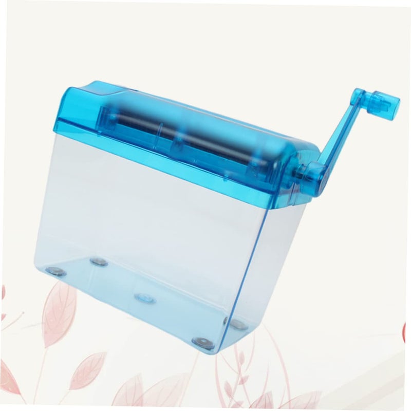Mini Hand Cutter Manual Paper Shredder Crosscut Strip For Home Office School - Image 5