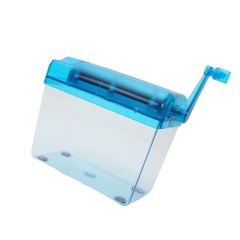 Mini Hand Cutter Manual Paper Shredder Crosscut Strip For Home Office School - Image 2