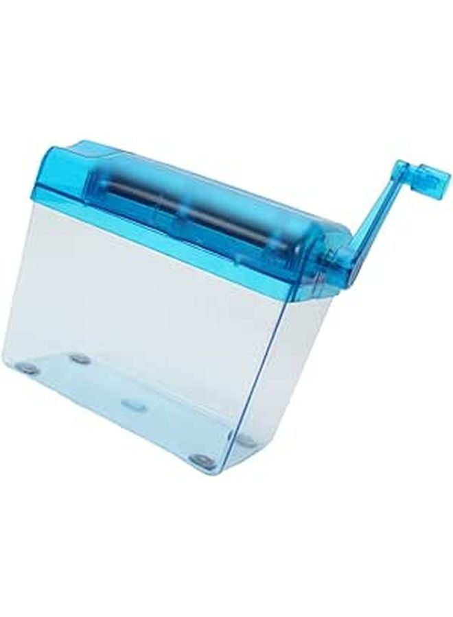 Mini Hand Cutter Manual Paper Shredder Crosscut Strip For Home Office School - Image 1