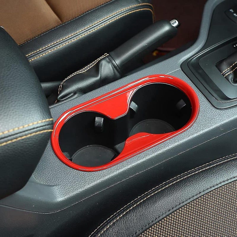 For Ford Ranger Everest 2015+ Car Water Cup Holder Cover,red - Image 3