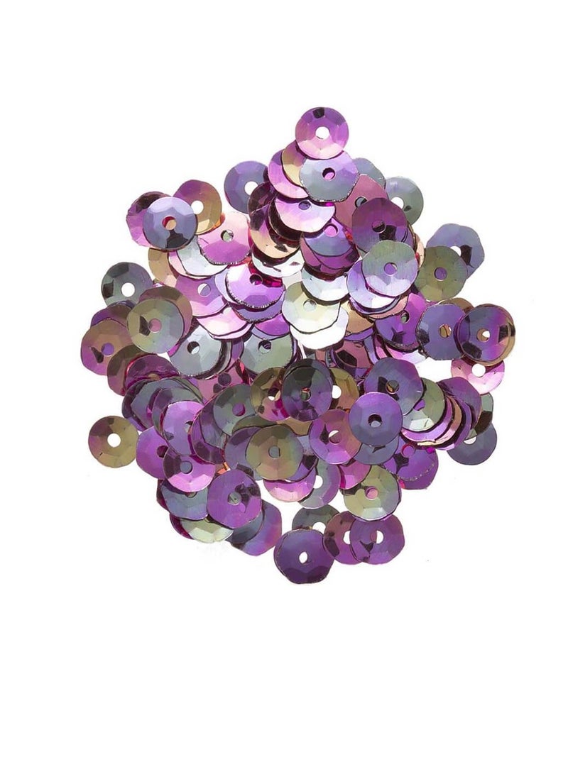 Pearlescent Pink Sequins: 5 Millimeters, 5 Grams - Image 3
