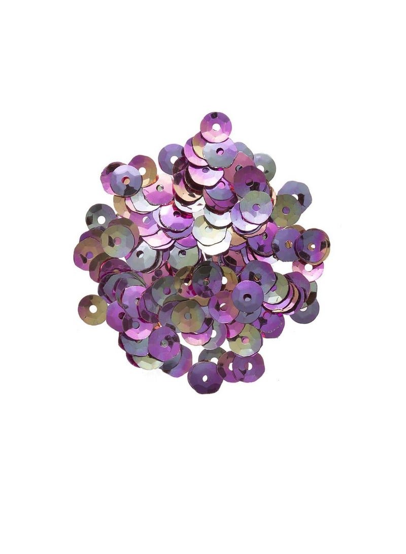 Pearlescent Pink Sequins: 5 Millimeters, 5 Grams - Image 2