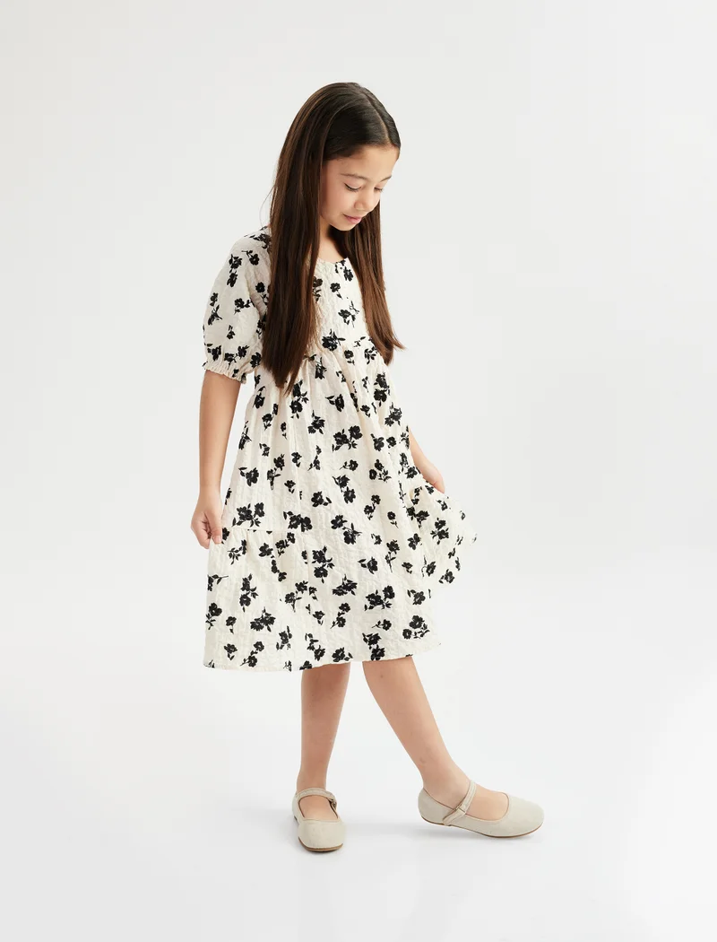 كوتون Floral Dress