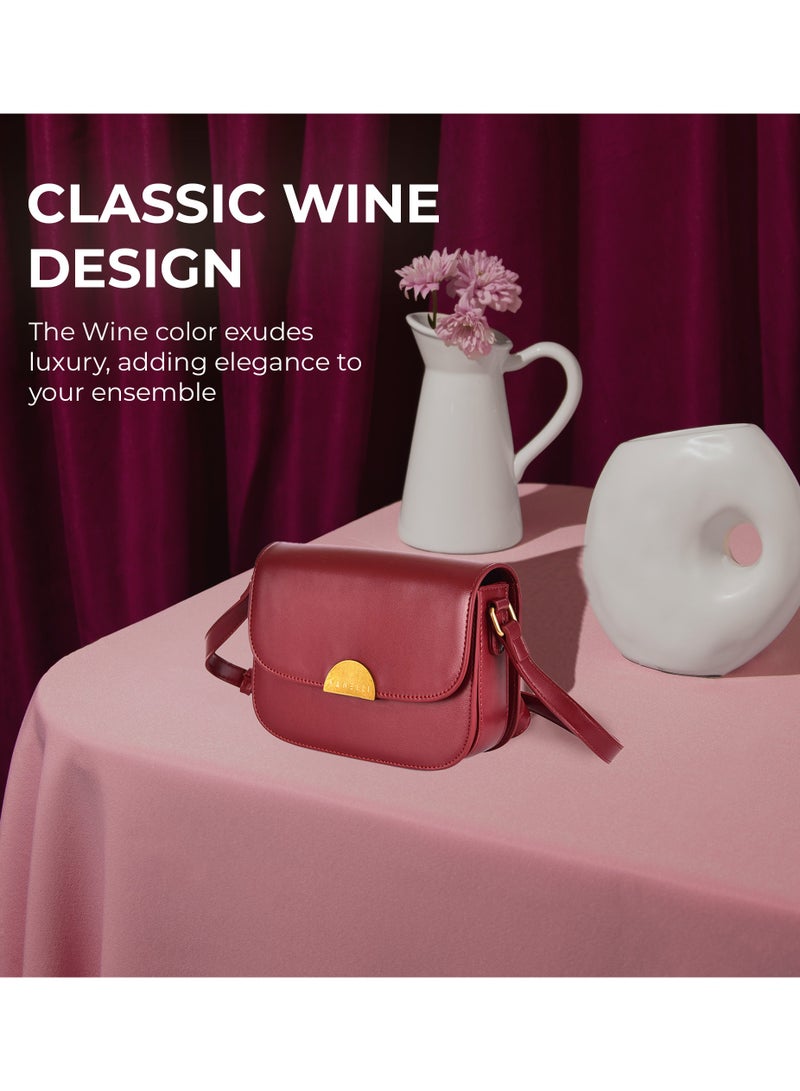 Kanelli Ladies Bags / Purse 1Pc AAY2305148-Wine - Image 5