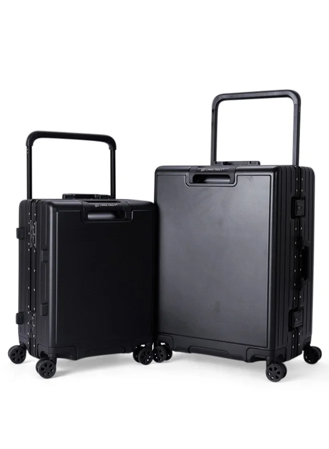 LIMRA Travel Bags From Limra Made Of PC , Consisting of Two Pieces , Size 21"-25" Inches, Black Color