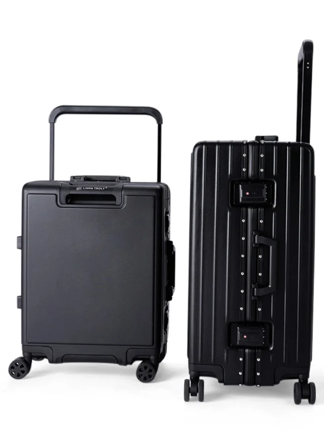LIMRA Travel Bags From Limra Made Of PC , Consisting of Two Pieces , Size 21"-25" Inches, Black Color