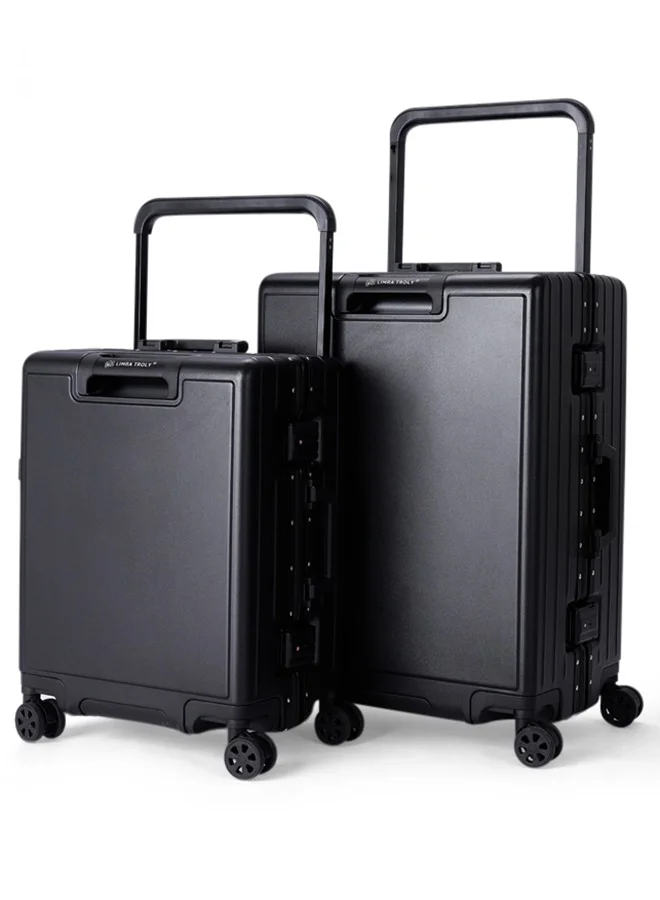 LIMRA Travel Bags From Limra Made Of PC , Consisting of Two Pieces , Size 21"-25" Inches, Black Color