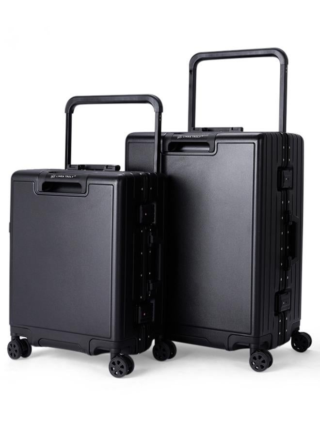 LIMRA travel bags from limra made of pc , consisting of two pieces , size 21"-25" inches, black color - Image 3