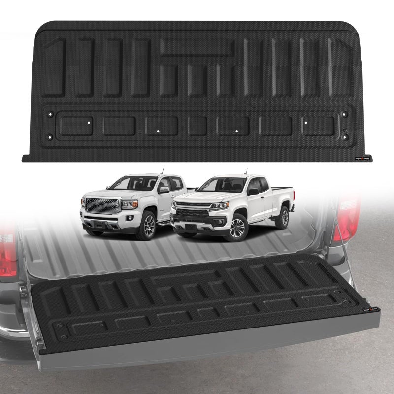 TripleAliners Truck Mat Compatible with 2015-2022 Chevy Colorado & GMC Canyon Tailgate Accessories, Tailgate Mat Custom Fit All Weather Protection Pickup Liner, Won't Fit Drop-in Liners - Image 1