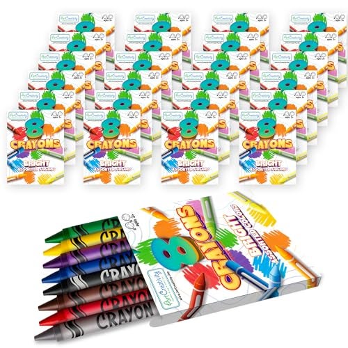 ArtCreativity Bulk Crayon Packs 24 Sets of 8 Packs of Crayons 192 count Classroom Crayons for Students NonToxic Crayon Party Favors for Kids Arts Crafts Supplies 3 - Image 1