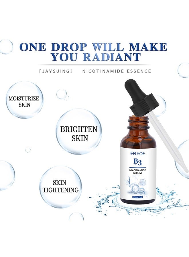 EELHOE Niacinamide Serum - 5% B3 Niacinamide Brightening Serum, hydrates and rejuvenates skin to reduce dark spots and fine lines, anti-wrinkle and whitening to brighten skin tone - Image 2