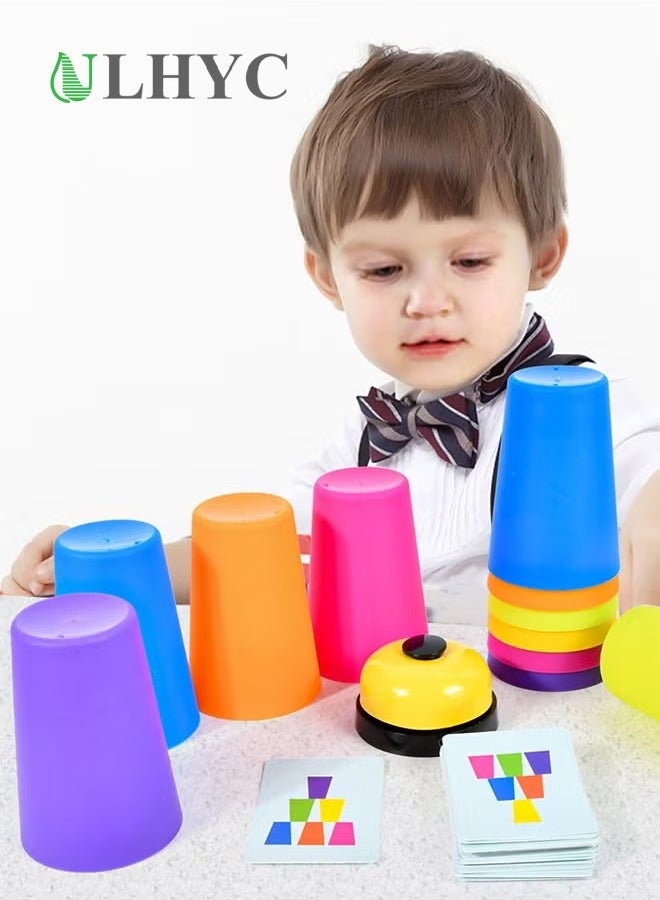 ULHYC Portable Quick 12 Cup Set of Kids Games and Classic Family Toys - Image 1