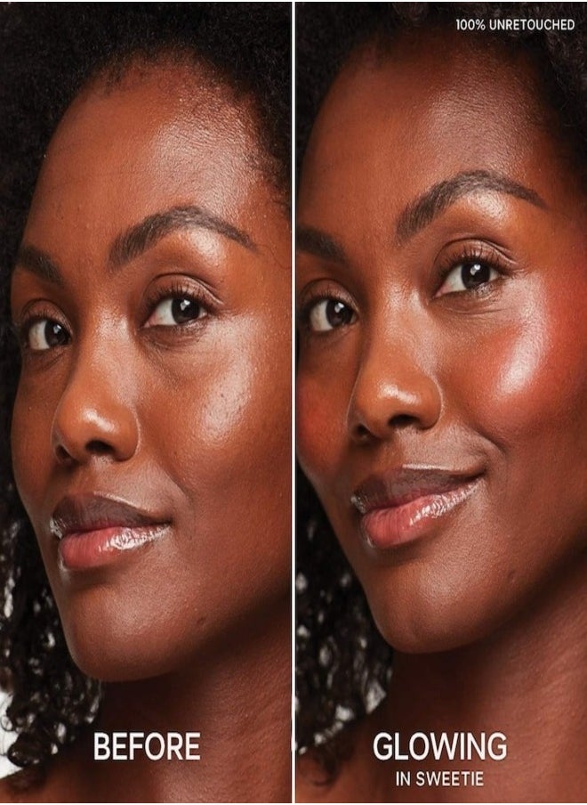 Saie SAIE  Dew  Blush - Lightweight Blendable Liquid Blush, Sweetie - neutral pink 11g for a Natural Glow  - Image 4