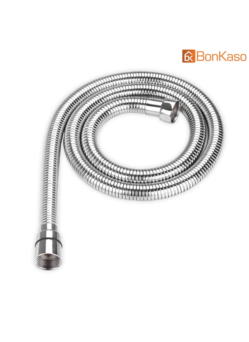 BonKaso BonKaso Stainless Steel 304 Rust Free Flexible For Health Faucet Hand Showers Hose Pipe Lenght 1M Extension  - Image 2