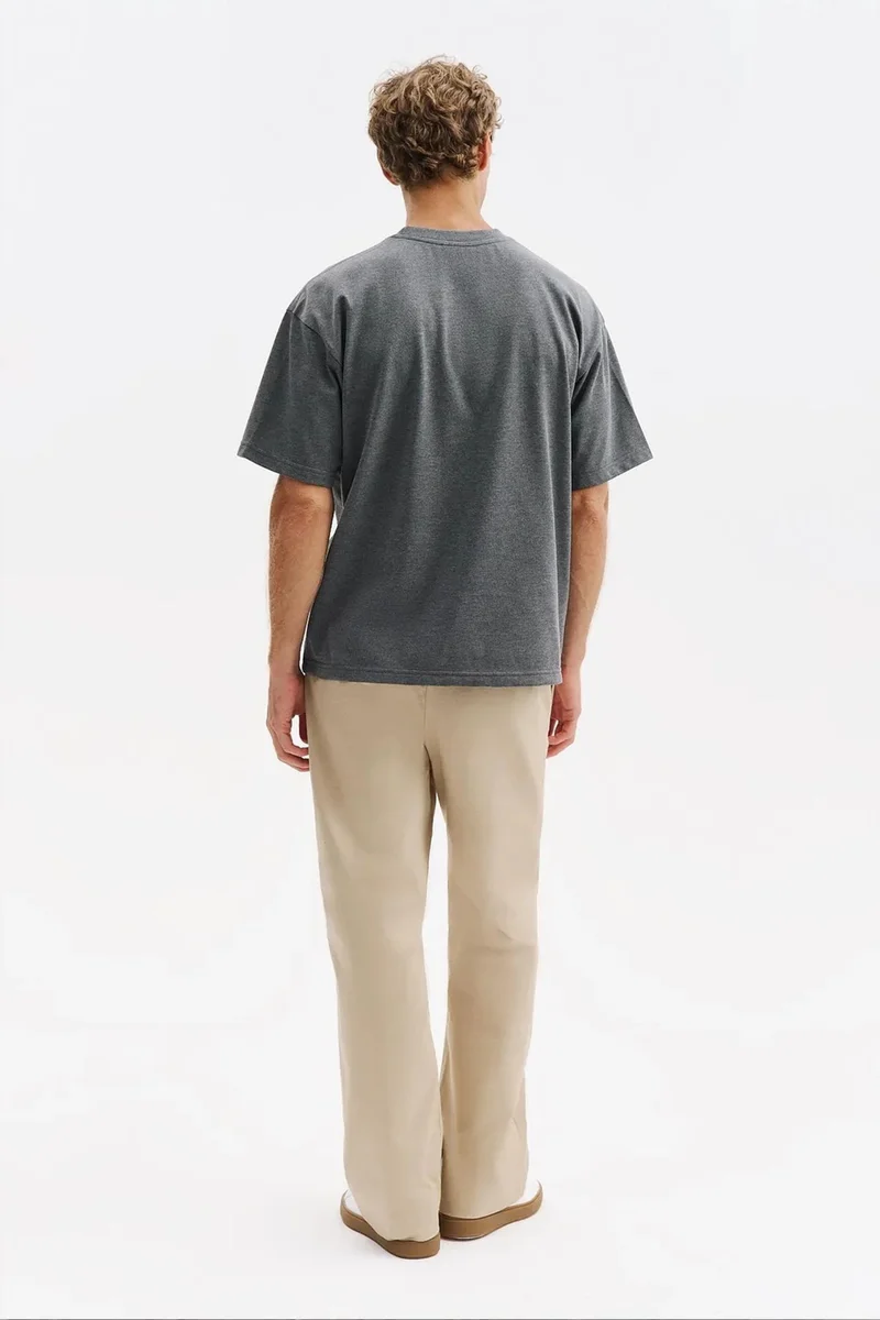 Giesto Charcoal Grey GIESTO Men's Cotton T-Shirt for Men | Best Price UAE