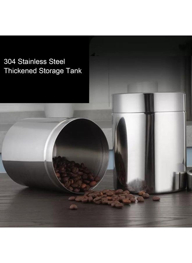 Portable Dampproof Large Tea Cans Sealed Tea Storage Canister Stainless Steel Portable Tea Cans
