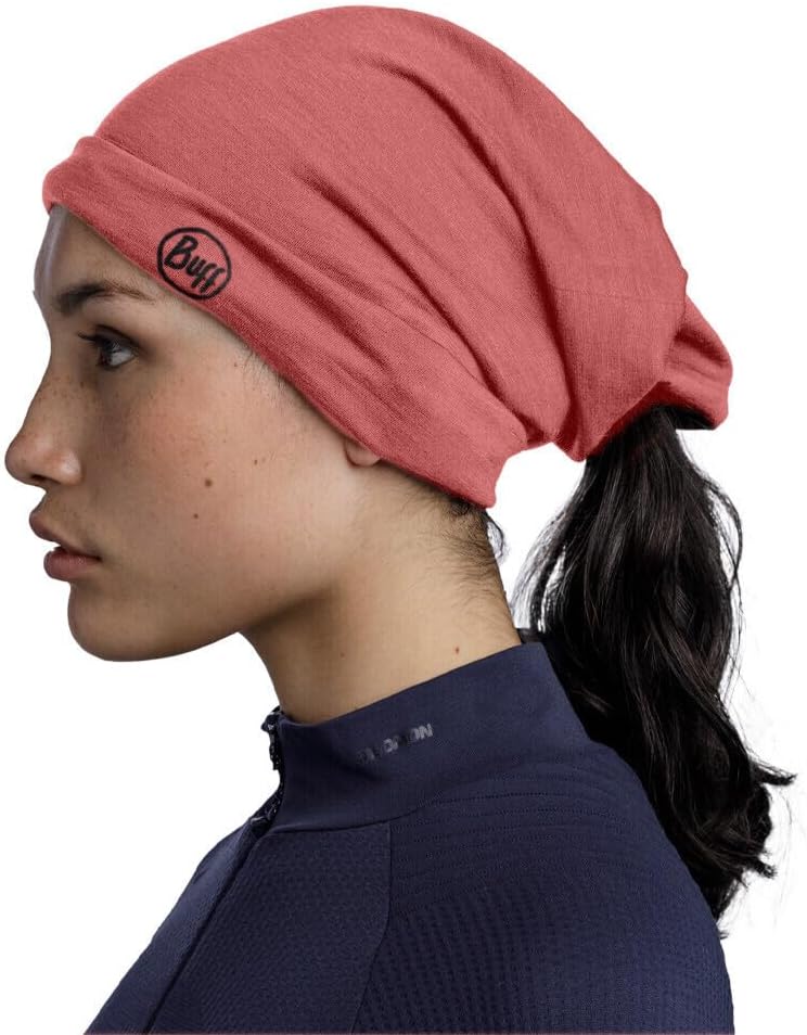 Buff Merino Lightweight Multifunctional Scarf in Cyberpink for Unisex Adults - Image 4