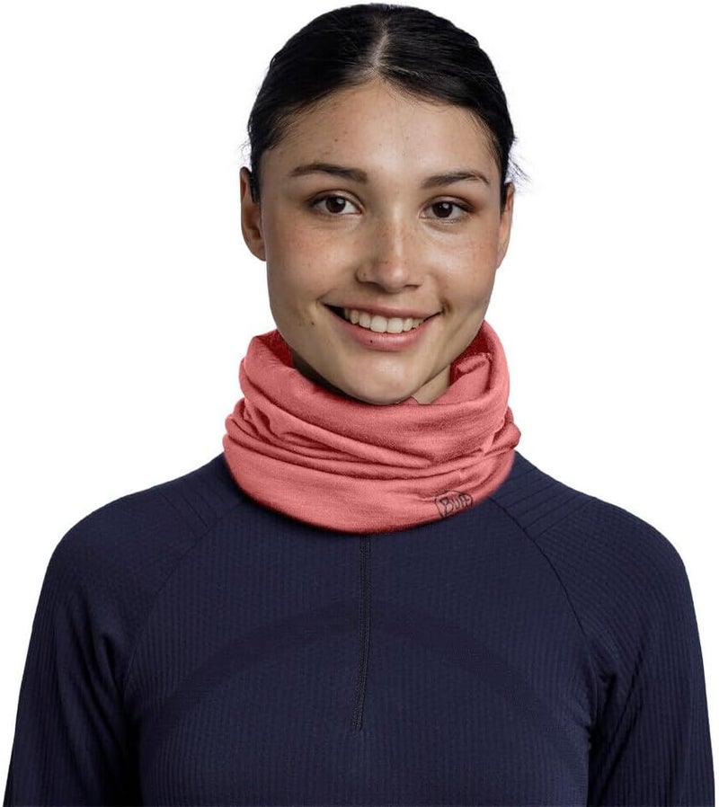 Buff Merino Lightweight Multifunctional Scarf in Cyberpink for Unisex Adults - Image 3