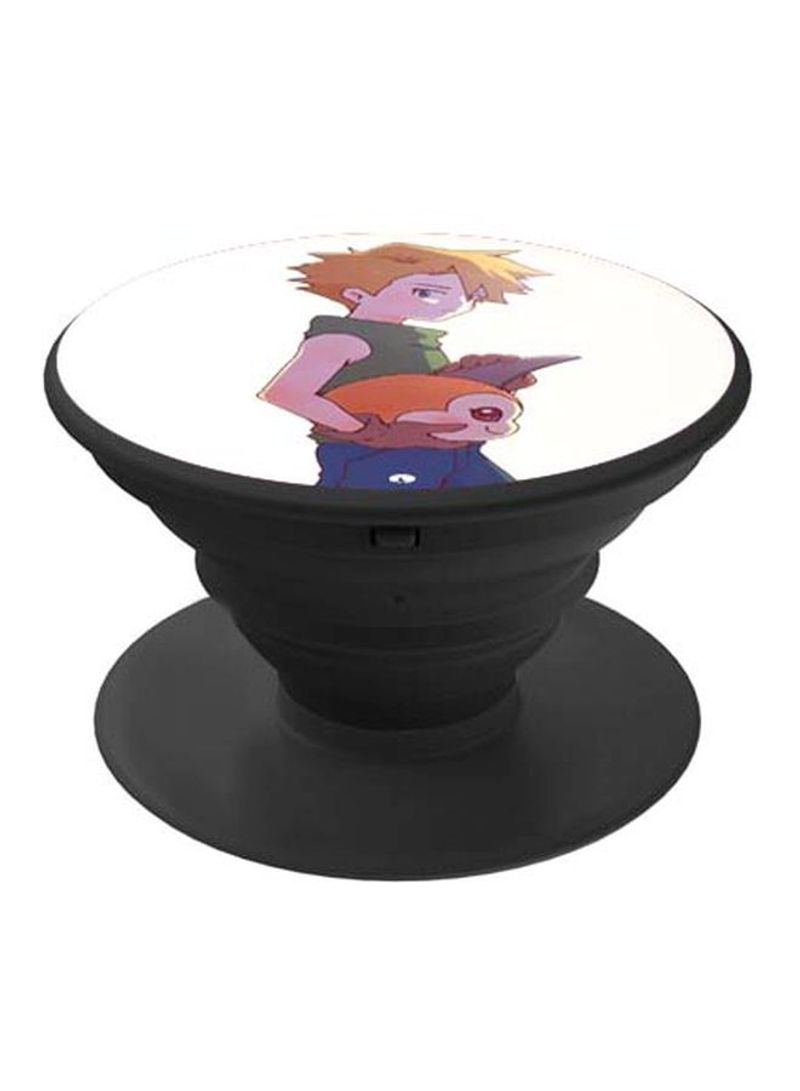 RKN Printed Pop Socket Beige/Orange/Black - Image 2