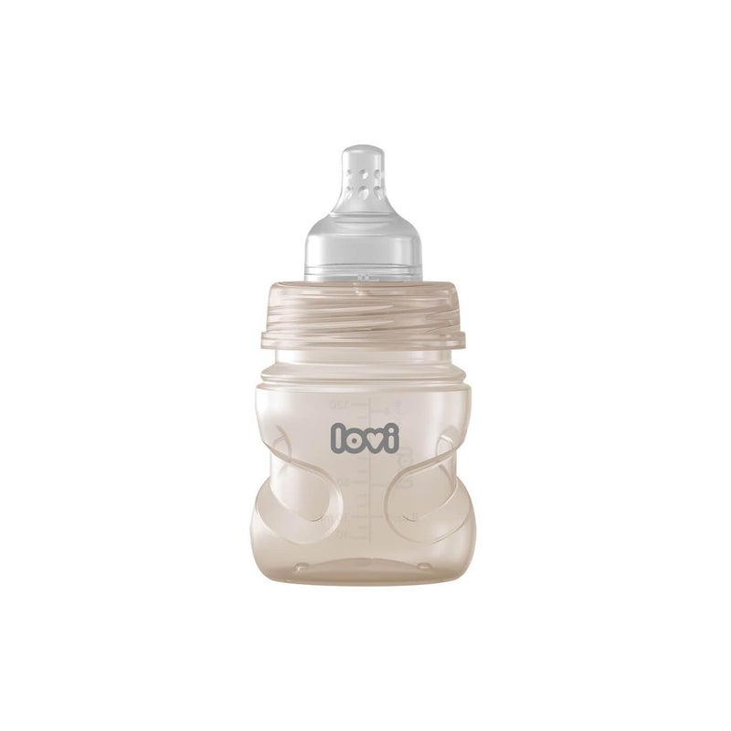 LOVI Trends bottle 120ml with teat 0+m-BEIGE - Image 1
