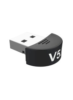 Bluetooth Adapter for PC，USB Mini Bluetooth 5.0 EDR Dongle for Computer Desktop Wireless Transfer for Mouse, Keyboard, Headphones, Speaker and Other Bluetooth Devices